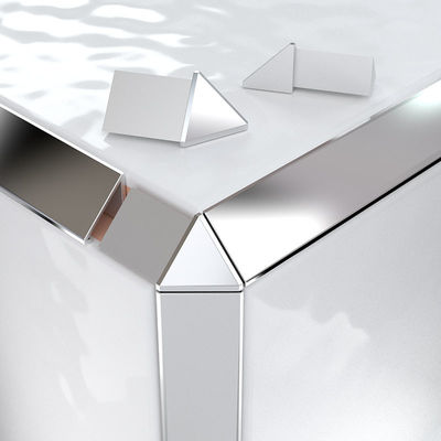 Aluminium Tile Trim Segitiga Corner Aluminium Square Edge Tile Trim Keramik Tile Trim