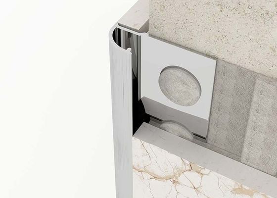 Aluminium Tile Edge Trim Strips Untuk pemasok manufaktur profesional