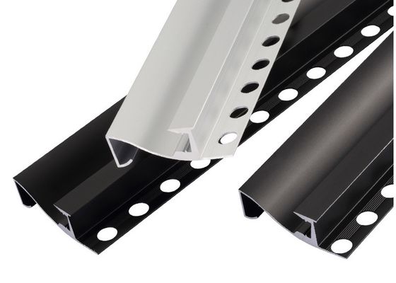 Aluminium Alloy Profile Led Skirting Board Line Kualitas Tinggi Aluminium Corner Extruded Light LED Profile