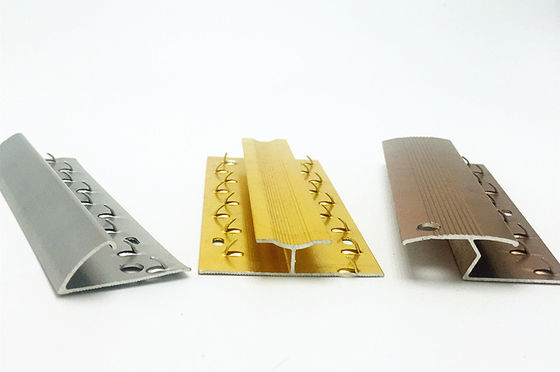 Dekorasi Karpet Hotel Aluminium Carpet Trim Floor Carpet Transition Strips