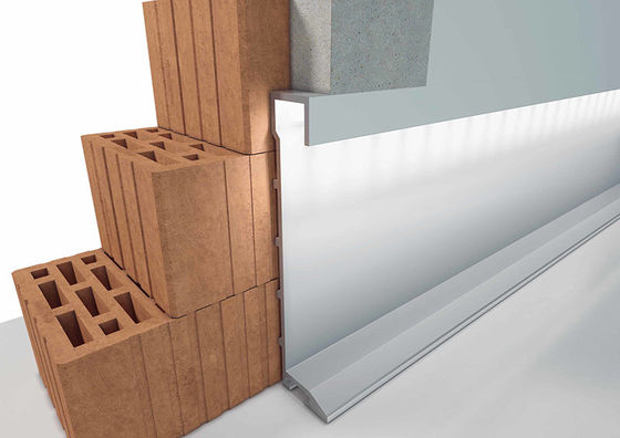 Aluminium Baseboard Lantai Dapur Skirting Aluminium LED Profiles Furniture Floor