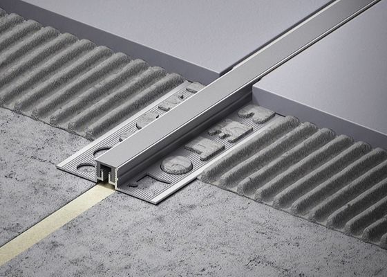 Aluminium Tile Movement Joint Untuk Kontrol Ekspansi Bersama Lantai Kayu Andtile Trim