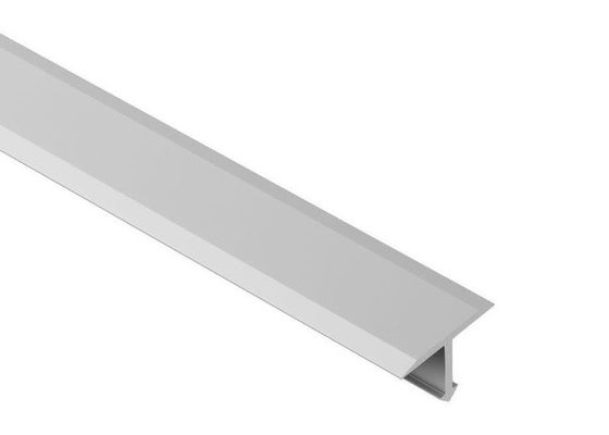 Strip Transisi Logam Aluminium Bentuk T Untuk Ubin Mosaik