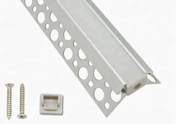 Profil LED Aluminium Tersembunyi Ekstrusi Anodisa