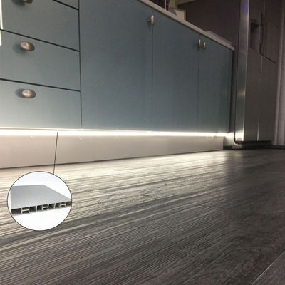 Profil LED Aluminium Saluran Ekstrusi Lampu Dinding 2.5m