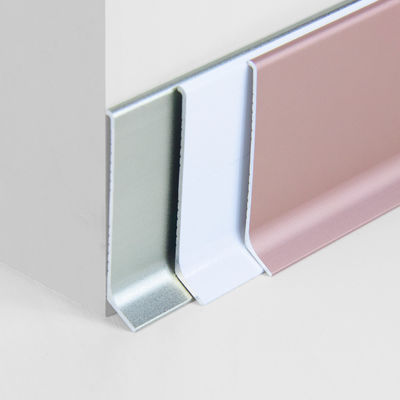 Self Adhesive Aluminium Skirting Board Wall Protection Kitchen Cabinet Baseboard