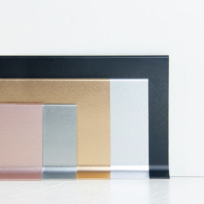Brushed Silver Aluminium Skirting Board 60mm Untuk Perlindungan Tepi Dinding Wall