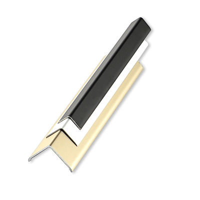 90 Derajat Cembung Garis Sudut Eksternal Tile Trim Terbuat Dari Paduan Aluminium PVC SS