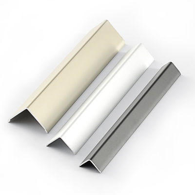 ISO9001 Elektroforesis Aluminium L Berbentuk Trim 20mm