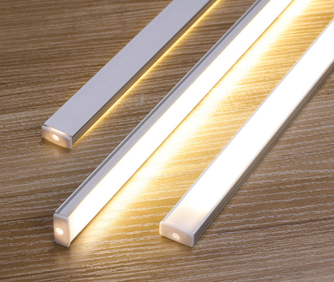 Fleksibel Dekoratif Lemari Aluminium Profil LED Anti Gores