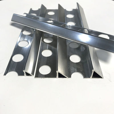 Triangle Aluminium Tile Corner Trim Aluminium Square Edge Tile Trim Chrome Tile Trim