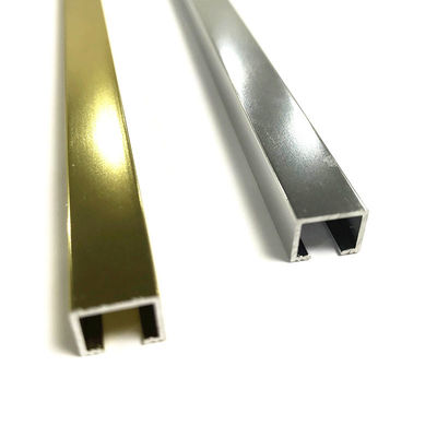 Aluminium Square Edge Trim Bathroom Floor Round Edge Tile Trim