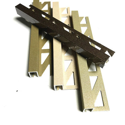 Tile Edge Trims Made Of Aluminium Alloy Extrusion Straight Edge Tile Trim