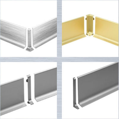 Anodizing Polished Aluminum Profile for Wall tiles Trimming Custom