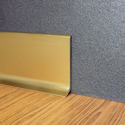 Anodizing Polished Aluminum Profile for Wall tiles Trimming Custom