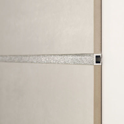 The aluminum alloy extrusion floor/tiles finish line straps trims