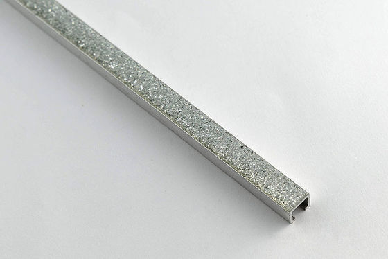 The aluminum alloy extrusion floor/tiles finish line straps trims