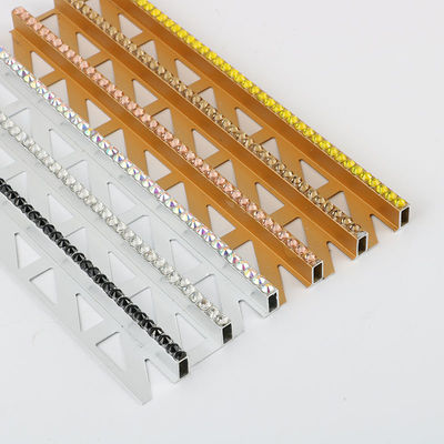 The aluminum alloy extrusion floor/tiles finish line straps trims