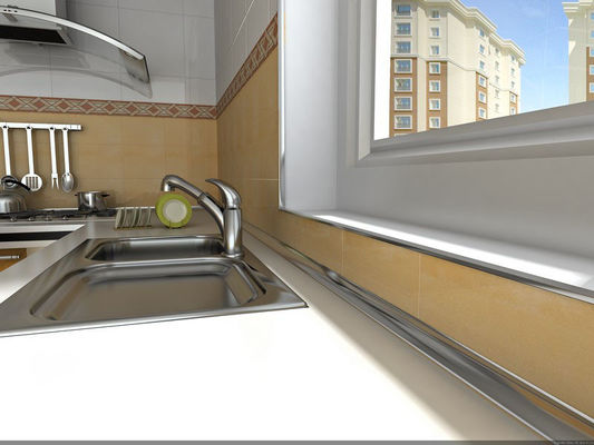 Protect The Edge Of The Ceramic Tile : The Aluminium Extrusion Profile tile Trim