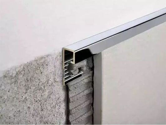 Aluminum Alloy Tile Edge Trim Metal Finishing strips wall tile decoration