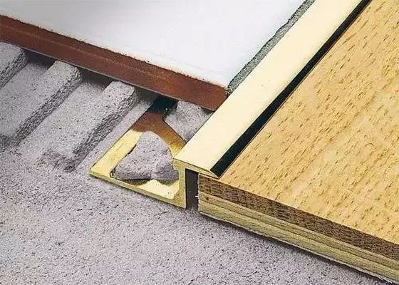 2.5m Metal Tile Edge Trim For Aluminum Alloy Profile Tile Edge Trim Aluminium