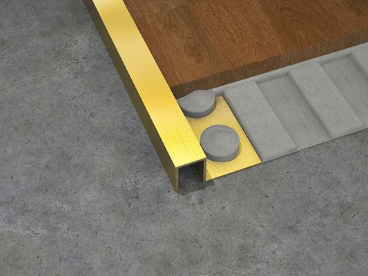 1.8m Stainless Steel Square Edge Tile Trim Fireproof Corner Tile Edge Trim