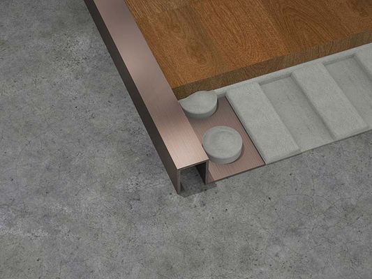 1.8m Stainless Steel Square Edge Tile Trim Fireproof Corner Tile Edge Trim