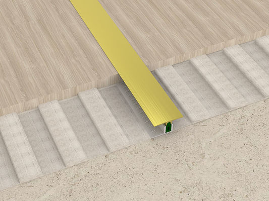 Wood Floor Decoration Aluminum Transition Strip T Shaped Metal