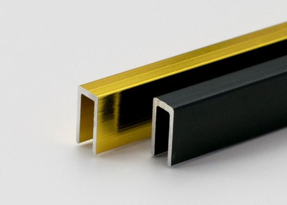 Wholesale Luxurious Design Aluminium U Shape Edge Protection Aluminium Ceramic Tile Trim Metal Tile Profile