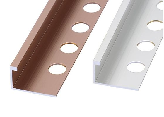 TUV Electrophoresis Aluminum Transition Strip 20mm To The Wood Of The Wardrobe