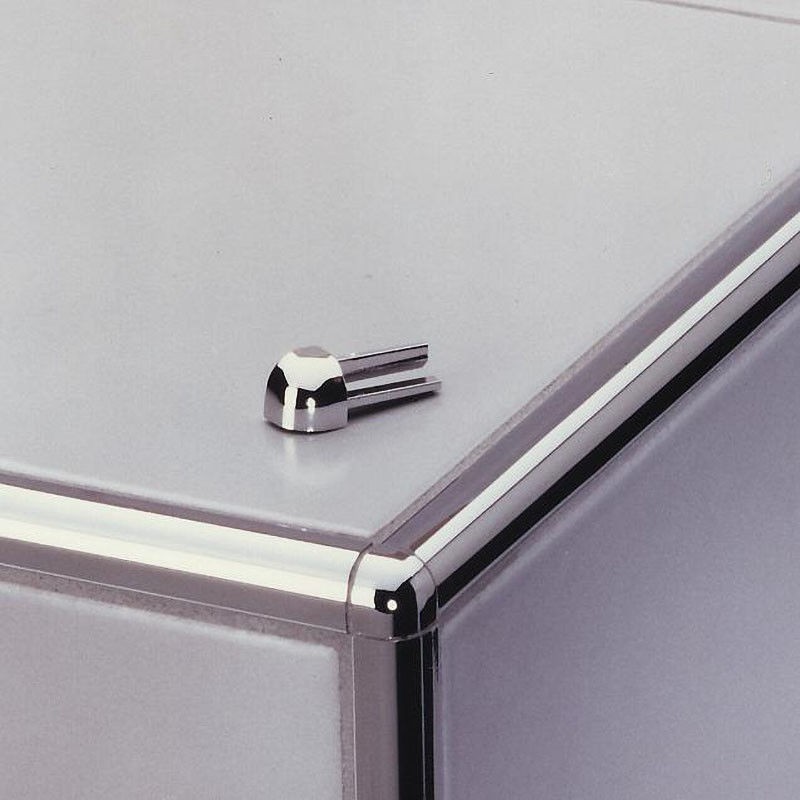 Aluminium Tile Trim Square Edge Tile Trim White Bathroom Tile Metal Trim