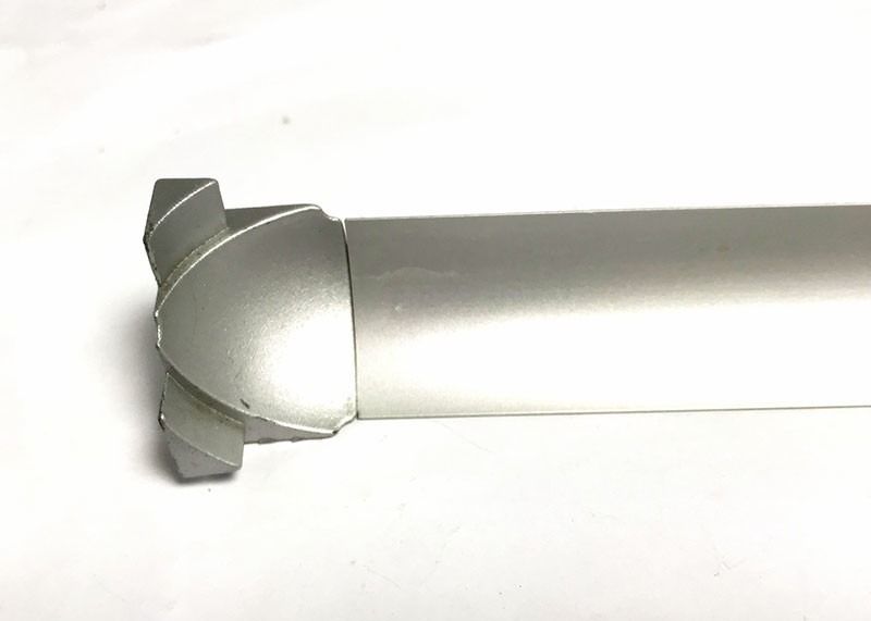 Aluminium Metal Square Edge Tile Trim Anodized Bathroom Tile Edge Trim