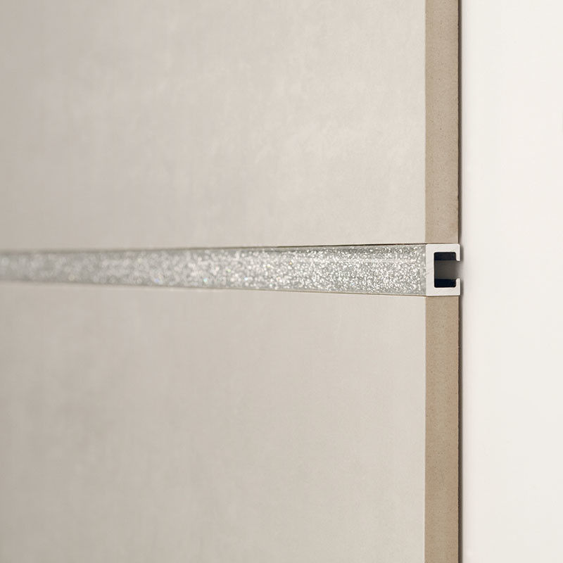The aluminum alloy extrusion floor/tiles finish line straps trims