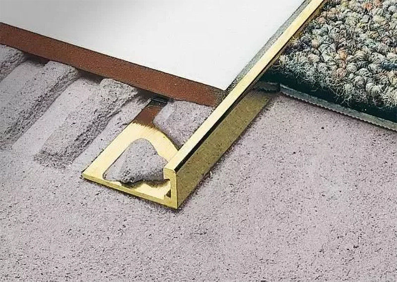 Aluminum Profile corner Tile Trim Edge Strips for kitchen