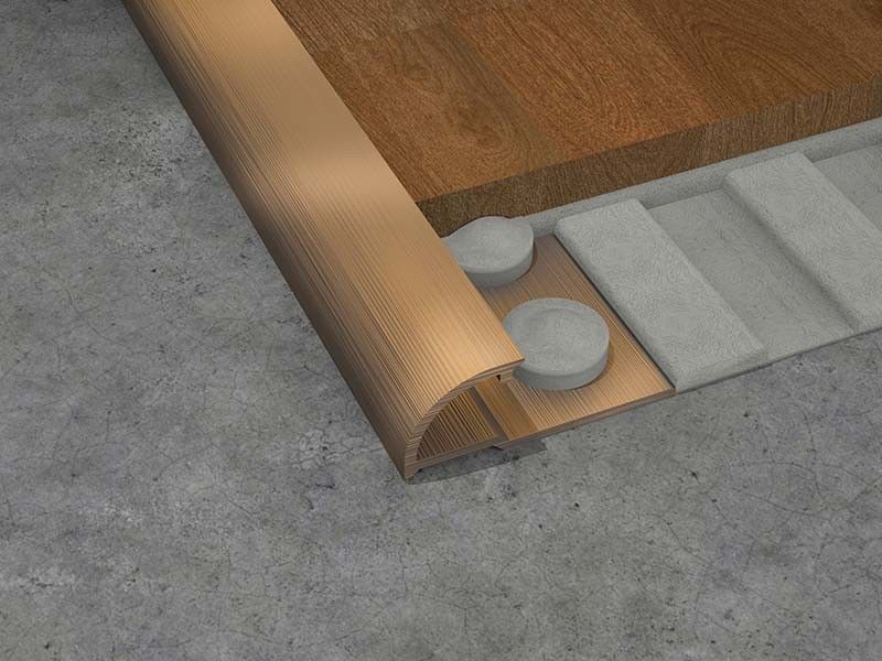 Quarter Round Inside Corner Stainless Steel Tile Trim Strip Finishing 1,8m