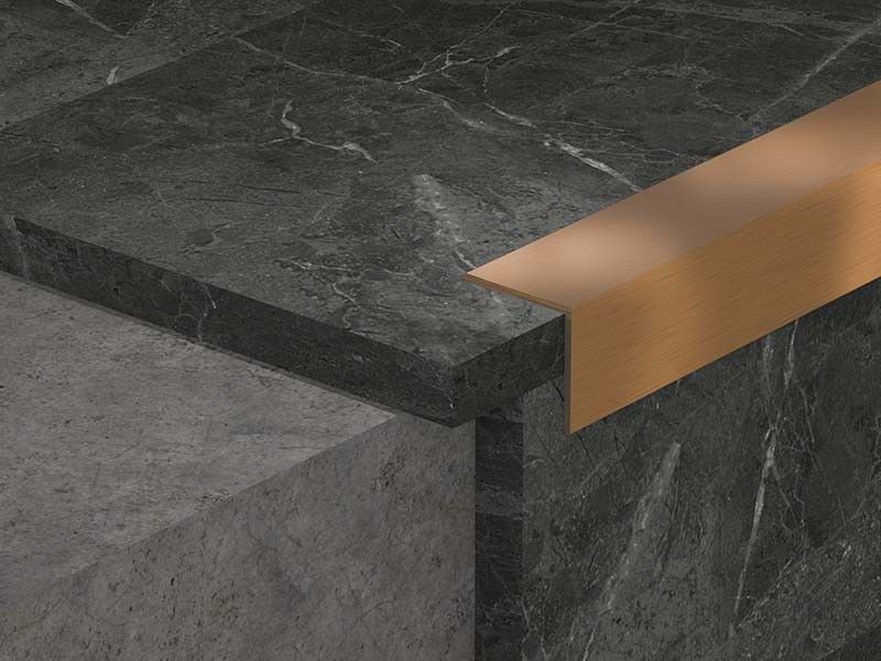 1.8m Stainless Steel Tile Trim Persegi Berbentuk Finishing Strip Penutup