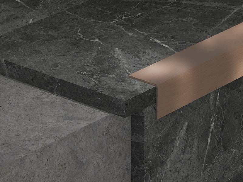 1.8m Stainless Steel Tile Trim Persegi Berbentuk Finishing Strip Penutup