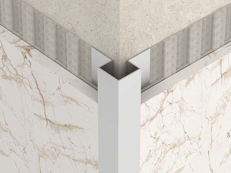 Stainless Steel Brushed Steel Tile Trim 10mm Corner Edge Trim Finishing Strip Penutup