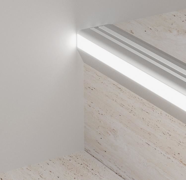 Profil LED Aluminium Anti Slip Tangga