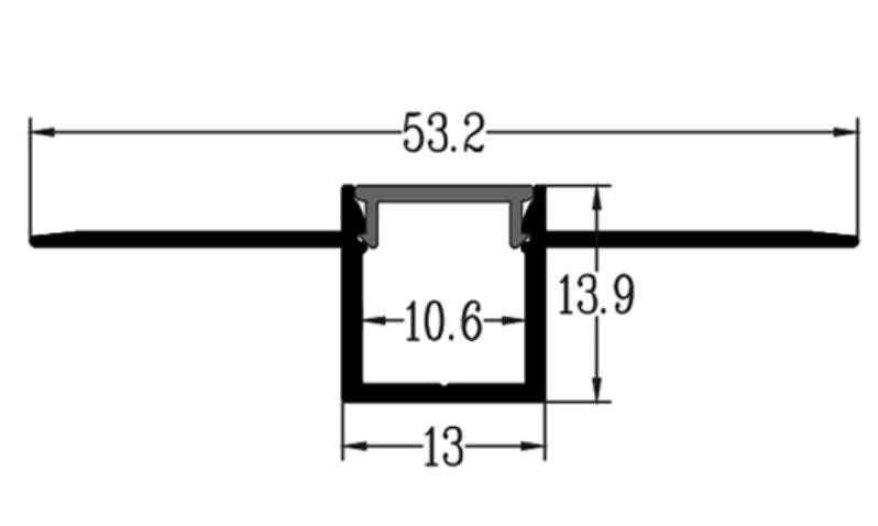 Profil LED Aluminium Dekorasi Kantor