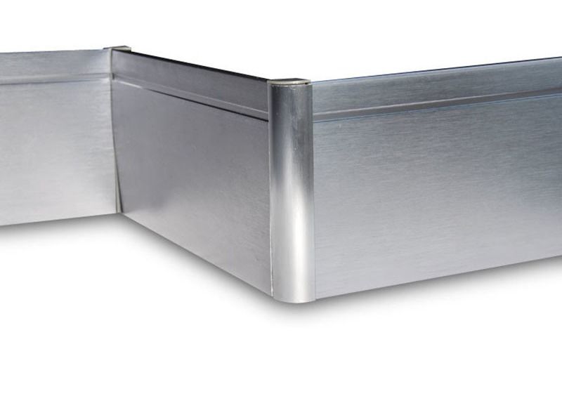 Papan Skirting Tahan Air Anodized Dekorasi Pelindung Dinding Skirting