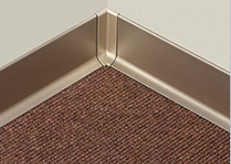 Papan Skirting Tahan Air Anodized Dekorasi Pelindung Dinding Skirting