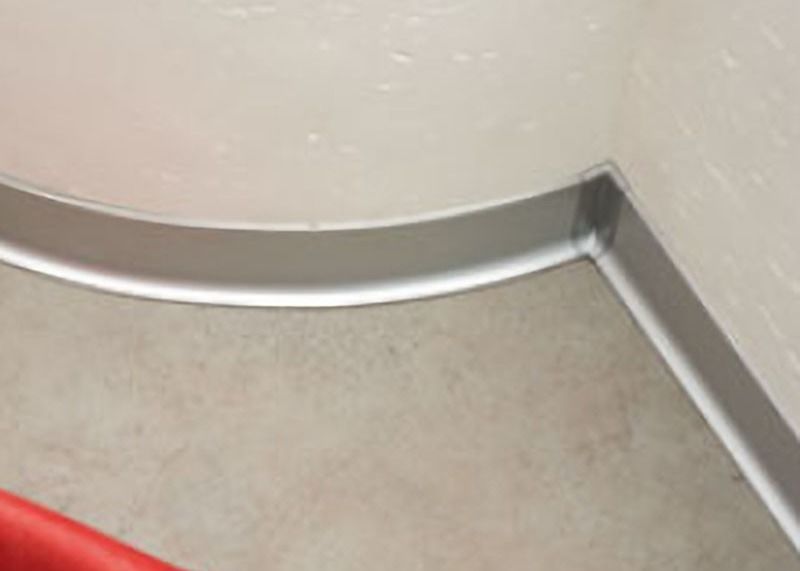 Papan Skirting Tahan Air Anodized Dekorasi Pelindung Dinding Skirting