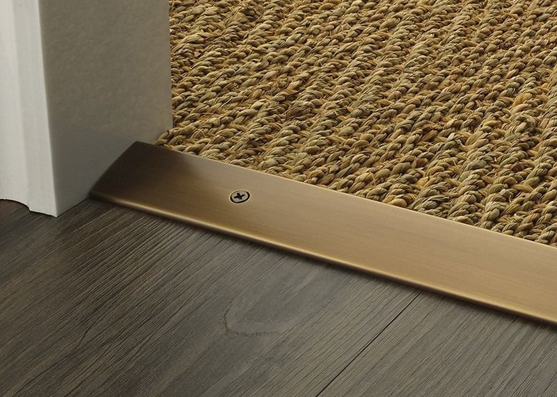 Dekorasi Karpet Hotel Aluminium Carpet Trim Floor Carpet Transition Strips