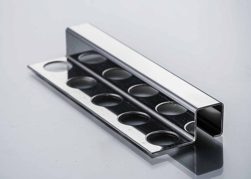 TUV 10mm Brushed Stainless Steel Corner Trim Garis Papan Rok Stainless Steel Steel