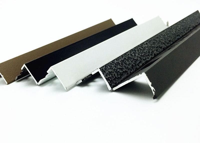 L Shape Aluminum Metal Ceramic Tile Edge Ridge Trims Profil Manufactures Aluminium Floor Dividing Line