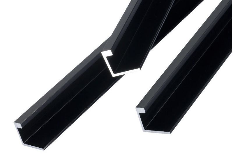TUV Electrophoresis Aluminum Transition Strip 20mm To The Wood Of The Wardrobe