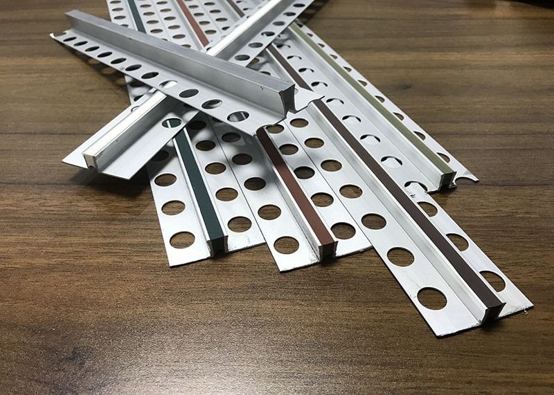 Lantai Kayu Trim 25mm Aluminium Movement Joint Aluminium Extrusion Profile