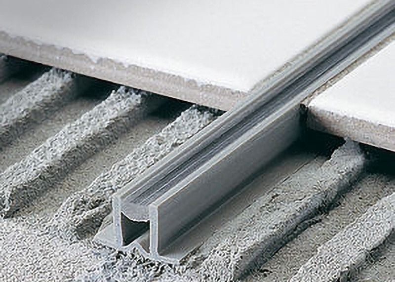 Lantai Kayu Trim 25mm Aluminium Movement Joint Aluminium Extrusion Profile