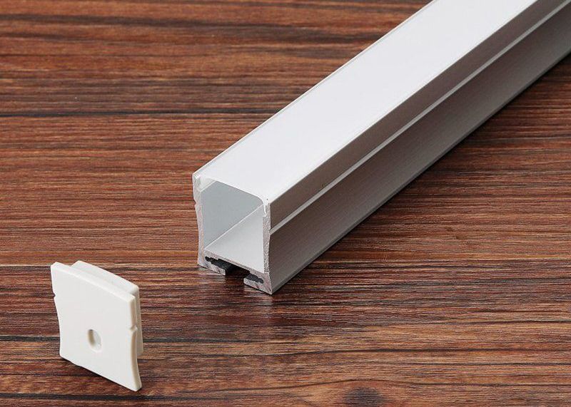 2.7meter Wall Mount Aluminium Led Profiles Untuk Lampu Strip Dengan Sensor Sentuh